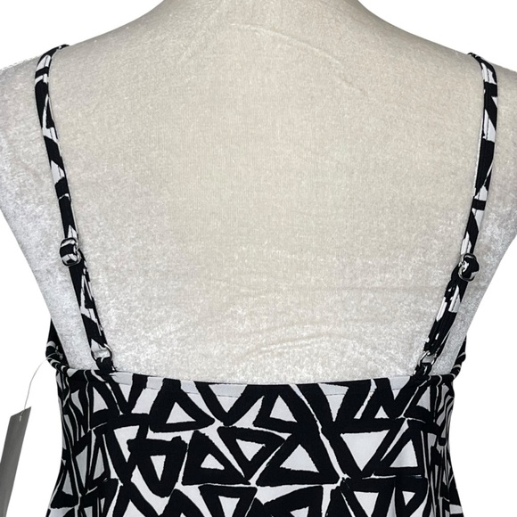 Magic Suit Bermuda Triangle Black White Underwire Jolene Layered Tankini Size 10 - Picture 6 of 9